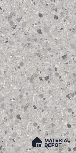 Terrazzo Wall & Floor Tile TL 12841 C Terrazzo Grey 4 ft x 2 ft Matte Finish Vitrified Tile - 9 mm | Suitable For Bathroom, Kitchen, Balcony