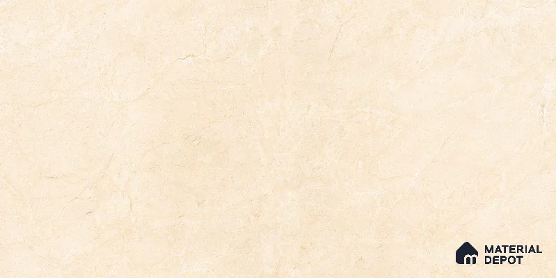 Marble Wall & Floor Tile TL 12840 G-15741 Crema Marfil 4 ft x 2 ft Matte Finish Vitrified Tile - 9 mm | Suitable For Bathroom, Kitchen, Balcony