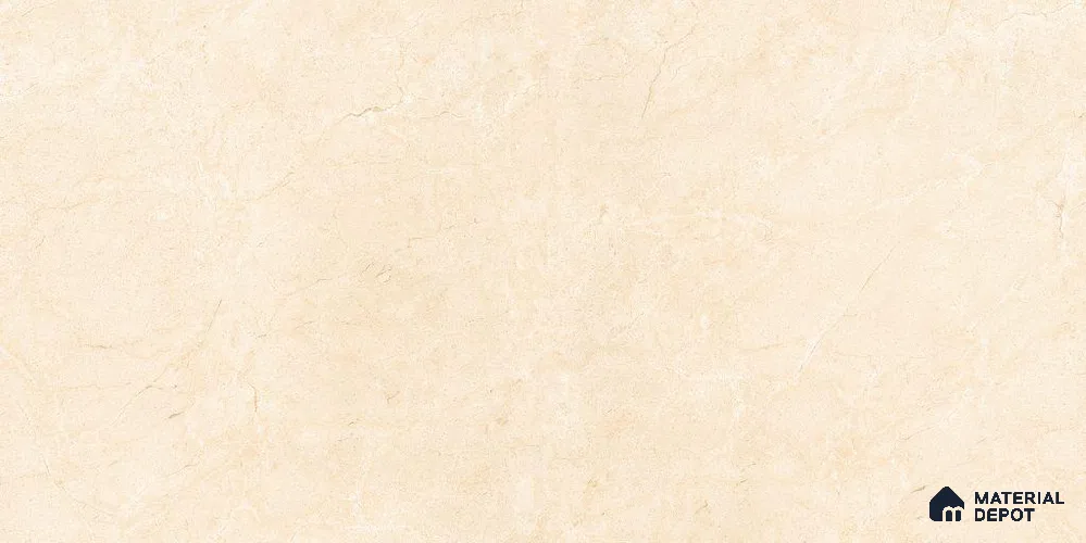 Marble Wall & Floor Tile TL 12840 G-15741 Crema Marfil 4 ft x 2 ft Matte Finish Vitrified Tile - 9 mm | Suitable For Bathroom, Kitchen, Balcony