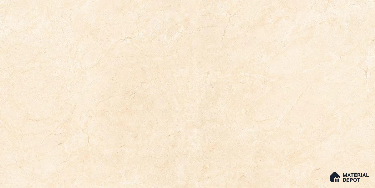 Marble Wall & Floor Tile TL 12840 G-15741 Crema Marfil 4 ft x 2 ft Matte Finish Vitrified Tile - 9 mm | Suitable For Bathroom, Kitchen, Balcony