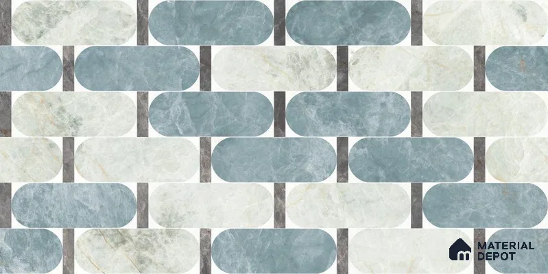 Highlighter Wall Tile TL 12839 Arctic Pista Decor 4 ft x 2 ft Matte Finish Vitrified Tile - 9 mm | Suitable For Bathroom, Kitchen, Balcony