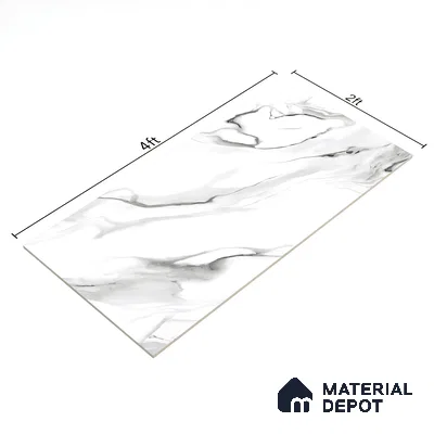 Marble Floor & Wall Tile TL 07501 Maicao Satvario 4 ft x 2 ft Carving Matte Finish Vitrified Tile - 9 mm | Suitable for Living Room, Bedroom & Bathroom