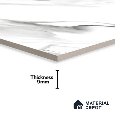 Marble Floor & Wall Tile TL 07501 Maicao Satvario 4 ft x 2 ft Carving Matte Finish Vitrified Tile - 9 mm | Suitable for Living Room, Bedroom & Bathroom