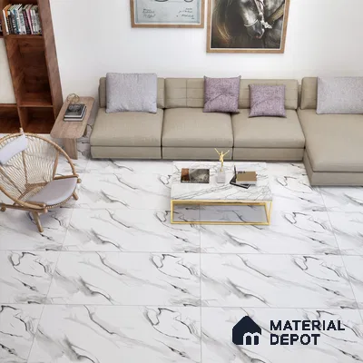 Marble Floor & Wall Tile TL 07501 Maicao Satvario 4 ft x 2 ft Carving Matte Finish Vitrified Tile - 9 mm | Suitable for Living Room, Bedroom & Bathroom