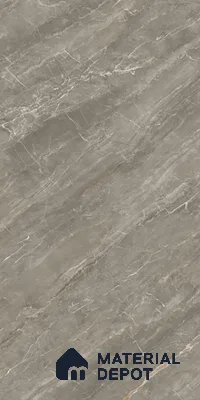 Marble Floor & Wall Tile TL 08441 Roneda Gris 4 ft x 2 ft Glossy Finish Vitrified Tile - 9 mm | Suitable for Living Room, Bedroom & Bathroom