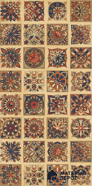 Moroccan Wall Tile TL 07485 Nebula Yellow Hexa Decor 4 ft x 2 ft Vitrified Matte Finish - 9 mm | Suitable for Living Room, Bedroom & Bathroom