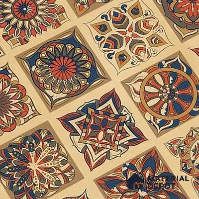 Moroccan Wall Tile TL 07485 Nebula Yellow Hexa Decor 4 ft x 2 ft Vitrified Matte Finish - 9 mm | Suitable for Living Room, Bedroom & Bathroom