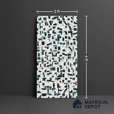 Highlighter Wall Tile TL 08781  Art Stone Decor 4 ft x 2 ft Vitrified Carving Matte Finish - 9 mm | Suitable For Bathroom, Accent/Feature Wall, Dining Area