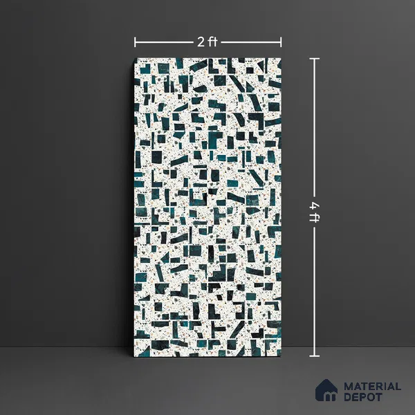 Highlighter Wall Tile TL 08781  Art Stone Decor 4 ft x 2 ft Vitrified Carving Matte Finish - 9 mm | Suitable For Bathroom, Accent/Feature Wall, Dining Area