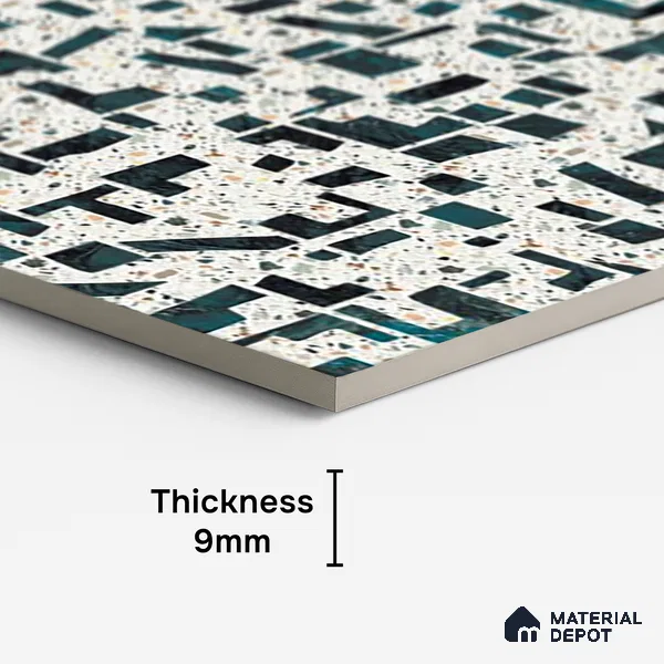 Highlighter Wall Tile TL 08781  Art Stone Decor 4 ft x 2 ft Vitrified Carving Matte Finish - 9 mm | Suitable For Bathroom, Accent/Feature Wall, Dining Area