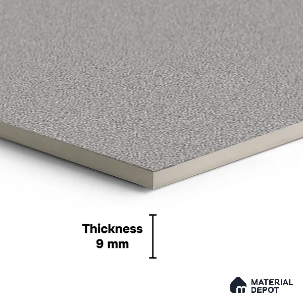 Grey Cement  Tile TL 08773 B  Royal Finestone Gris 4 ft x 2 ft Full Body Vitrified Carving Matte Finish - 9 mm |  Suitable for Living Room, Bedroom, Bathroom