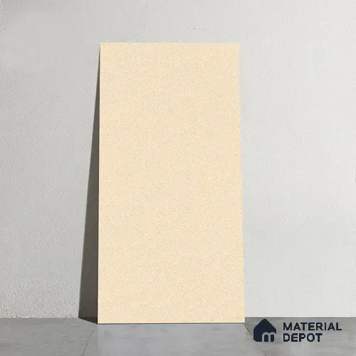Cream Cement Tile TL 08773 C Royal Finestone Crema 4 ft x 2 ft Full Body Vitrified Carving Matte Finish - 9 mm | Suitable for Living Room, Bedroom, Bathroom