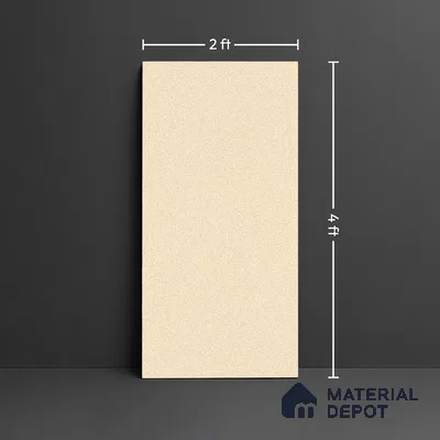 Cream Cement  Tile TL 08773 C  Royal Finestone Crema 4 ft x 2 ft Full Body Vitrified Carving Matte Finish - 9 mm |  Suitable for Living Room, Bedroom, Bathroom