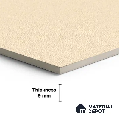 Cream Cement  Tile TL 08773 C  Royal Finestone Crema 4 ft x 2 ft Full Body Vitrified Carving Matte Finish - 9 mm |  Suitable for Living Room, Bedroom, Bathroom