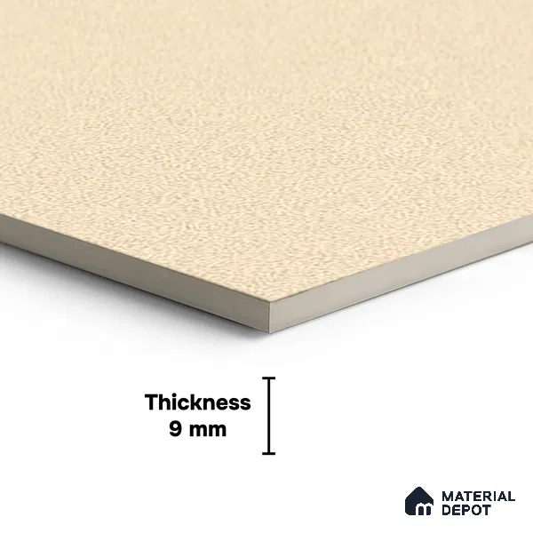Cream Cement  Tile TL 08773 C  Royal Finestone Crema 4 ft x 2 ft Full Body Vitrified Carving Matte Finish - 9 mm |  Suitable for Living Room, Bedroom, Bathroom