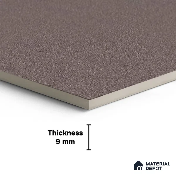 Brown Cement  Tile TL 08773 E  Royal Finestone Marron 4 ft x 2 ft Full Body Vitrified Carving Matte Finish - 9 mm |  Suitable for Living Room, Bedroom, Bathroom