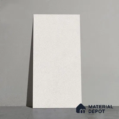Silver Cement  Tile TL 08773  Royal Finestone Bianco 4 ft x 2 ft Full Body Vitrified Carving Matte Finish - 9 mm |  Suitable for Living Room, Bedroom, Bathroom