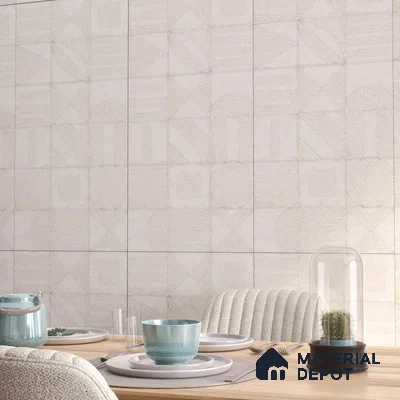 Highlighter Wall Tile TL 07493 Titania Decor 4 ft x 2 ft Carving Matte Finish Vitrified Tile - 9 mm | Suitable For Bathroom, Accent/Feature Wall, Dining Area