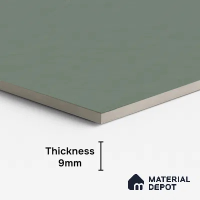 Plain Floor & Wall Tile TL 10551 Emerald Punch Full Body 4 ft x 2 ft Vitrified Matte Finish - 9 mm | Suitable for Living Room, Bathroom, Kitchen & Backsplash