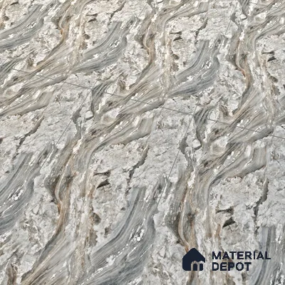 Black Marble Floor & Wall Tile TL 07430 Prestige Royal Fonix Natural 4 ft x 2 ft Vitrified Matte Finish - 9 mm | Random 4 | Suitable for Living Room, Bedroom, Bathroom (Sample)