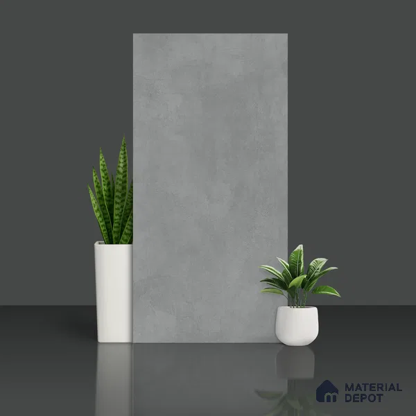 Black Stone Tile TL 08762 B Royal Matrix Grigio 4 ft x 2 ft Vitrified Carving Matte Finish - 9 mm | 3 Random Design | Suitable for Living Room, Bedroom, Bathroom