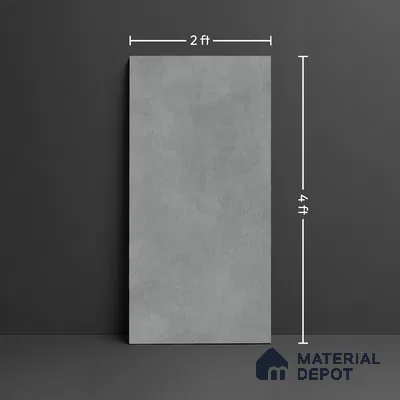 Black Stone  Tile TL 08762 B  Royal Matrix Grigio 4 ft x 2 ft Vitrified Carving Matte Finish - 9 mm | 3 Random Design | Suitable for Living Room, Bedroom, Bathroom
