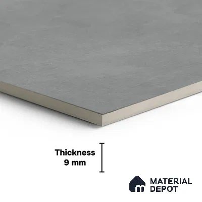 Black Stone  Tile TL 08762 B  Royal Matrix Grigio 4 ft x 2 ft Vitrified Carving Matte Finish - 9 mm | 3 Random Design | Suitable for Living Room, Bedroom, Bathroom