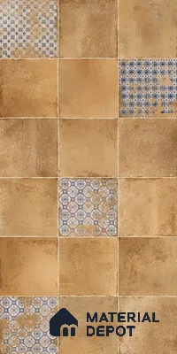 Brown Highlighter Wall Tile TL 08779  Carina Cotton Decor 4 ft x 2 ft Vitrified Carving Matte Finish - 9 mm | Suitable For Bathroom, Accent/Feature Wall, Dining Area