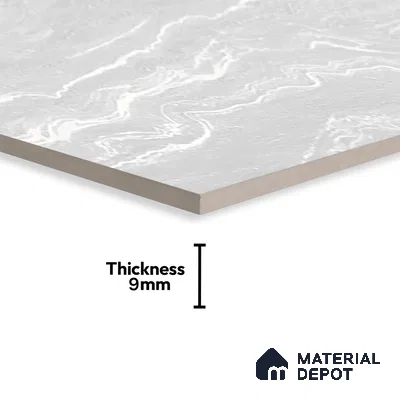 Marble Wall & Floor TL 07429 B Prestige Royal Cliff Silver 4 ft x 2 ft Vitrified Matte Finish - 9 mm | Random 4 | Suitable for Living Room, Bedroom, Bathroom (Sample)