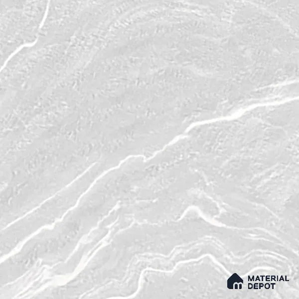 Marble Wall & Floor TL 07429 B Prestige Royal Cliff Silver 4 ft x 2 ft Vitrified Matte Finish - 9 mm | Random 4 | Suitable for Living Room, Bedroom, Bathroom (Sample)