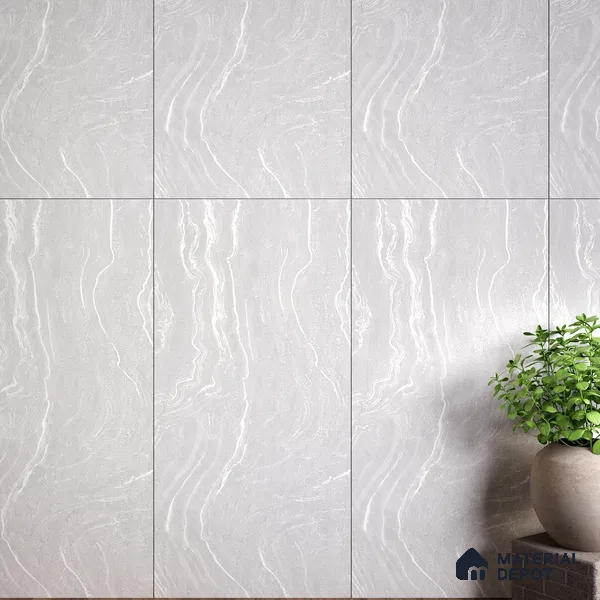 Marble Wall & Floor TL 07429 B Prestige Royal Cliff Silver 4 ft x 2 ft Vitrified Matte Finish - 9 mm | Random 4 | Suitable for Living Room, Bedroom, Bathroom (Sample)
