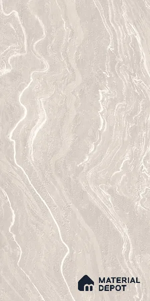 Beige Marble Floor & Wall Tile TL 07429 Prestige Royal Cliff Taupe 4 ft x 2 ft Vitrified Matte Finish - 9 mm | Random 4 | Suitable for Living Room, Bedroom, Bathroom (Sample)
