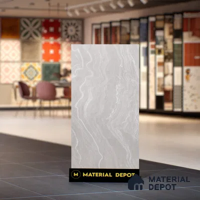 Beige Marble Floor & Wall Tile TL 07429 Prestige Royal Cliff Taupe 4 ft x 2 ft Vitrified Matte Finish - 9 mm | Random 4 | Suitable for Living Room, Bedroom, Bathroom (Sample)