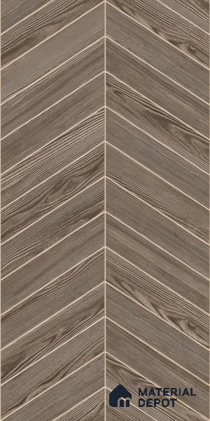 Brown Wood Floor & Wall Tile TL 07438  Royal Alder Wood Natural 4 ft x 2 ft Vitrified Matte Finish - 9 mm |  Suitable for Living Room, Bedroom, Bathroom (Sample)