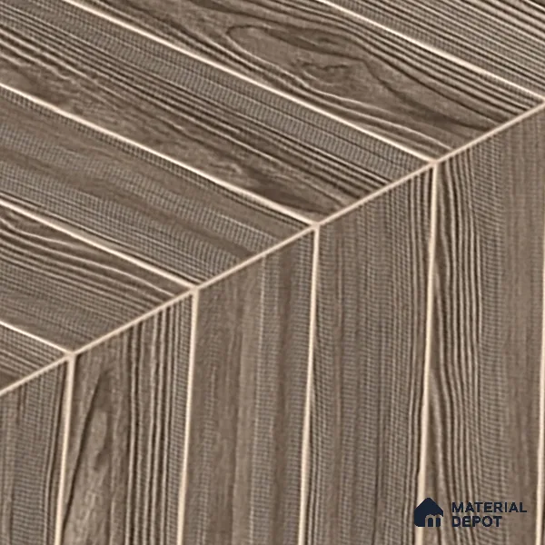 Brown Wood Floor & Wall Tile TL 07438  Royal Alder Wood Natural 4 ft x 2 ft Vitrified Matte Finish - 9 mm |  Suitable for Living Room, Bedroom, Bathroom (Sample)