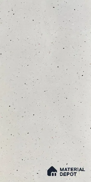 Terrazzo Floor & Wall Tile TL 10133 Bruno Flake Silver 4 ft x 2 ft Vitrified Matte Finish - 9 mm | Suitable for Living Room, Bedroom & Bathroom