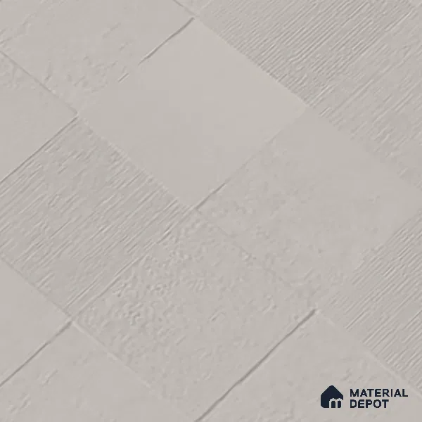 Grey Cement Floor & Wall Tile TL 08774 B Royal Quadrato Gris 4 ft x 2 ft Full Body Vitrified Matte Finish - 9 mm | Suitable for Living Room, Bedroom, Bathroom