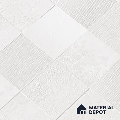 White Cement Floor & Wall Tile TL 08774  Royal Quadrato Blanco 4 ft x 2 ft Full Body Vitrified Matte Finish - 9 mm |  Suitable for Living Room, Bedroom, Bathroom