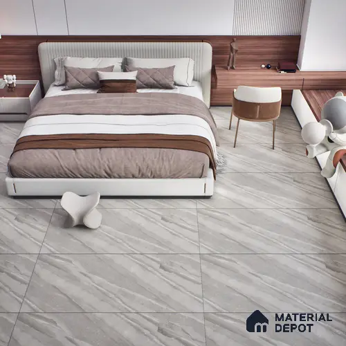 Marble Floor & Wall Tile TL 07646 B Sandstone Dolphin 4 ft x 2 ft Glue Matte Finish Vitrified Tile - 9 mm | Suitable for Living Room, Bedroom & Bathroom