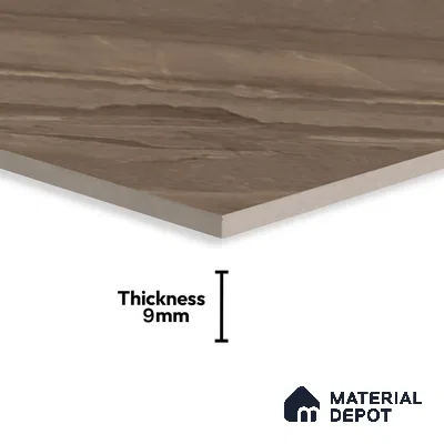 Marble Floor & Wall Tile TL 07646 Sandstone Mushroom 4 ft x 2 ft Glue Matte Finish Vitrified Tile - 9 mm | Suitable for Living Room, Bedroom & Bathroom
