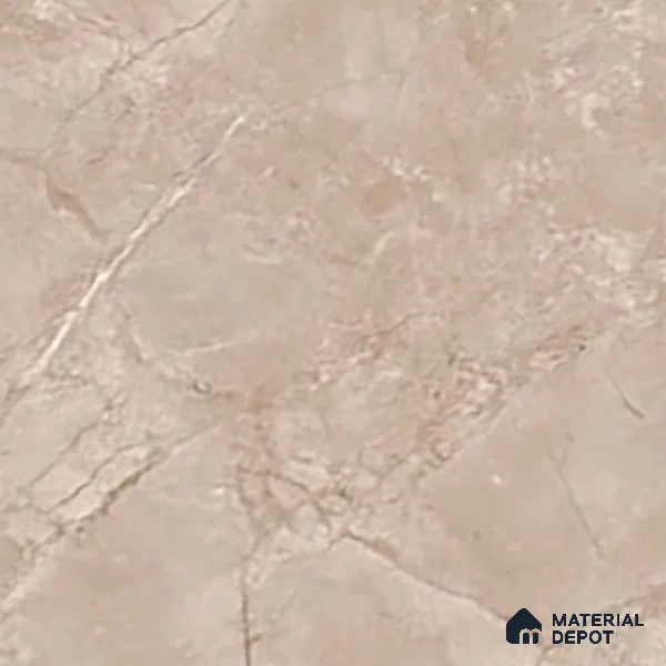 Brown Marble Floor & Wall Tile TL 07462 B Gravier Royal Perlac Brown 4 ft x 2 ft Vitrified High Gloss Finish - 9 mm | Random 4 | Suitable for Living Room, Bedroom, Bathroom
