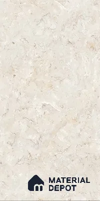 Cream Marble Floor & Wall Tile TL 07461 Gravier Royal Athos Crema 4 ft x 2 ft Vitrified High Gloss Finish - 9 mm | Seamless 4 | Suitable for Living Room, Bedroom, Bathroom (Sample)