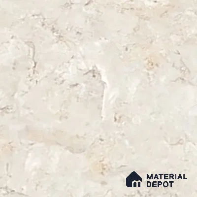 Cream Marble Floor & Wall Tile TL 07461 Gravier Royal Athos Crema 4 ft x 2 ft Vitrified High Gloss Finish - 9 mm | Seamless 4 | Suitable for Living Room, Bedroom, Bathroom (Sample)