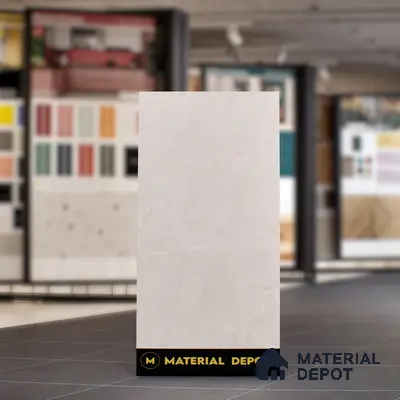 Cream Marble Floor & Wall Tile TL 07464 Gravier Royal Berlin Crema 4 ft x 2 ft Vitrified High Gloss Finish - 9 mm | Seamless 3 | Suitable for Living Room, Bedroom, Bathroom