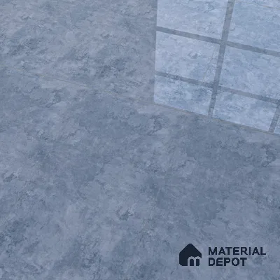 Blue Marble Floor & Wall Tile TL 07458 B Gravier Royal Sigma Blue 4 ft x 2 ft Vitrified High Gloss Finish - 9 mm | Seamless 5 | Suitable for Living Room, Bedroom, Bathroom (Sample)