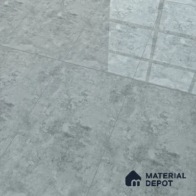 Grey Marble Floor & Wall Tile TL 07457 B Gravier Royal Sigma Verde 4 ft x 2 ft Vitrified High Gloss Finish - 9 mm | Seamless 5 | Suitable for Living Room, Bedroom, Bathroom (Sample)