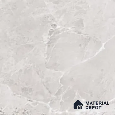 Grey Marble Floor & Wall Tile TL 07463 Gravier Royal Fermozo Bianco 4 ft x 2 ft Vitrified High Gloss Finish - 9 mm | Random 6 | Suitable for Living Room, Bedroom, Bathroom