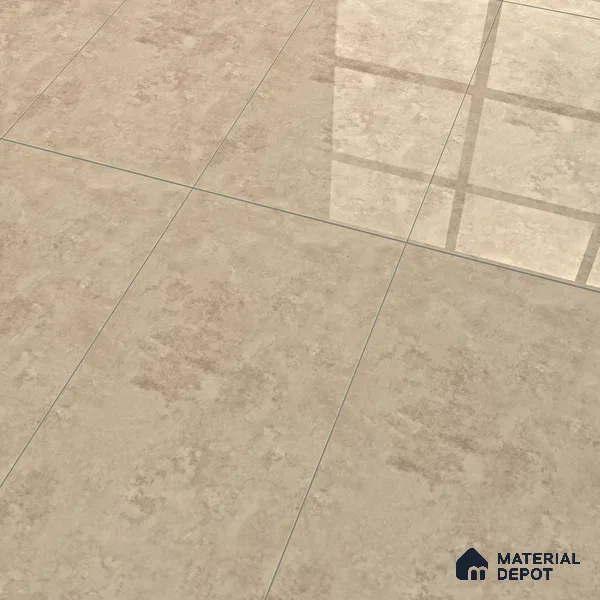 Brown Marble Floor & Wall Tile TL 07460 B Gravier Royal Sigma Brown 4 ft x 2 ft Vitrified High Gloss Finish - 9 mm | Seamless 5 | Suitable for Living Room, Bedroom, Bathroom (Sample)