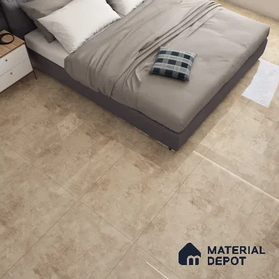 Brown Marble Floor & Wall Tile TL 07460 B Gravier Royal Sigma Brown 4 ft x 2 ft Vitrified High Gloss Finish - 9 mm | Seamless 5 | Suitable for Living Room, Bedroom, Bathroom (Sample)