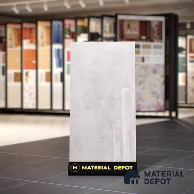 Silver Marble Floor & Wall Tile TL 07459 Gravier Royal Sigma Silver 4 ft x 2 ft Vitrified High Gloss Finish - 9 mm | Seamless 5 | Suitable for Living Room, Bedroom, Bathroom
